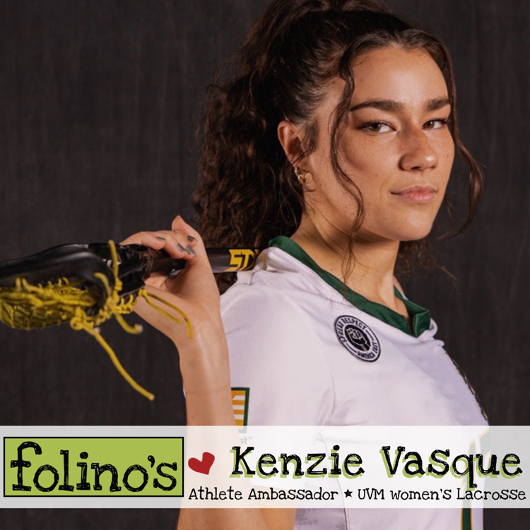  Spring 2023 Folino's Athlete Ambassador and UVM Women's Lacrosse Defender #17 Kenzie Vasque! 