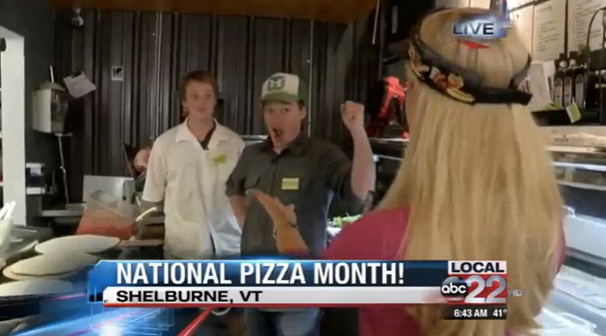 National Pizza Month - Folino's on the new, screenshot of ABC22